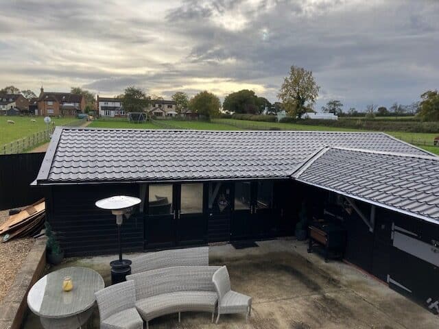 A new barn roof install  & conversion to living accomodation in the UK.