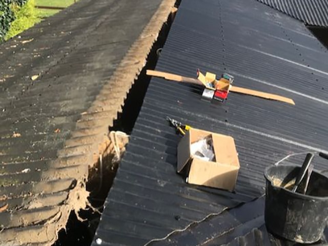 Repair of an Old Stable Roof UK.
